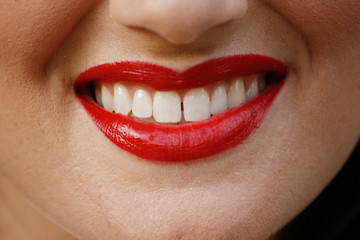 Fototapeta premium Red lips