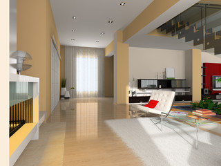 Obraz premium modern interior of the room