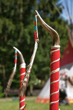 Indianischer Stab