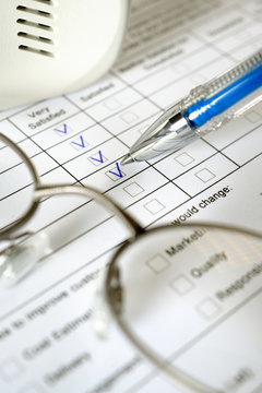 Customer service survey form