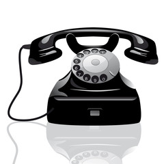 retro telefon
