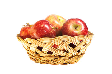 apples in basket