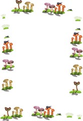 Obraz na płótnie Canvas Toadstool & Mushroom Design