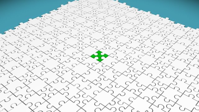 Missing piece in the middle of a puzzle