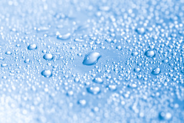 waterdrops on a glass