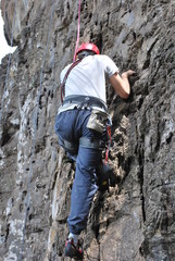 Rappelling