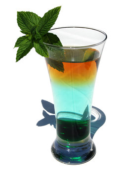 Cocktail menthe chlorophylle