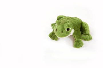 grenouille en peluche