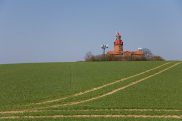 Fototapeta na wymiar Leuchtturm von Bastorf, Ostsee