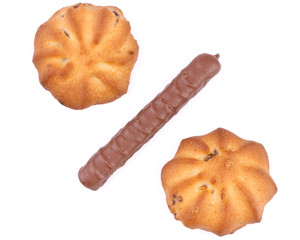 Symbol of percent from cookies