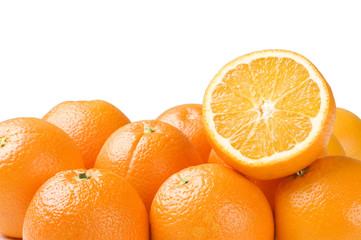 oranges isolated