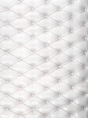White picture of genuine leather upholstery