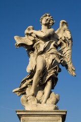 Fototapeta na wymiar Angel - Angels castle in Rome
