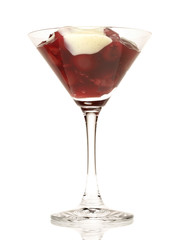 Rote Grütze mit Vanillesauce