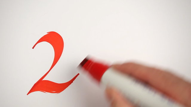 20% in rot werden gemalt
