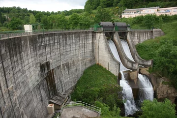 Wall murals Dam barrage
