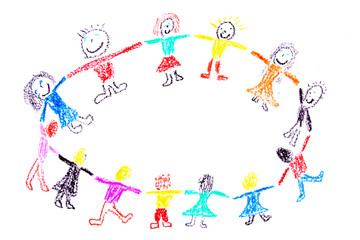 Fototapeta premium Happy children