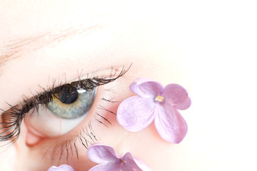 beautiful female eye