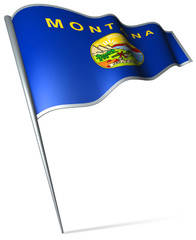 Flag pin - Montana (USA)