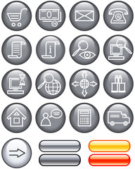 E-Commerce Icon Set (Vector)