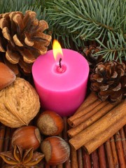 Adventszeit, Duftkerze