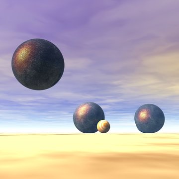 boules de p&eacute;tanque