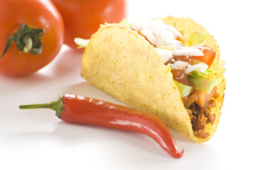 delicious taco, mexican food