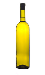 wine bottle isolated