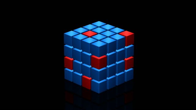 cubes forming a cube