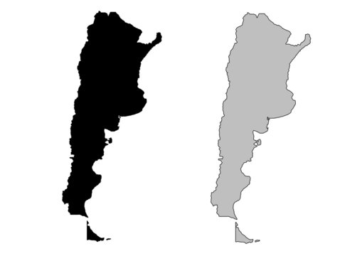 Argentina vector map