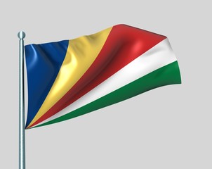 Nationalflagge Seychellen