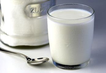 Bicchiere di latte