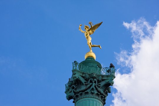 G&eacute;nie de la libert&eacute; (La colonne de Juillet, Paris)
