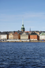 Fototapeta na wymiar Sztokholm z wody