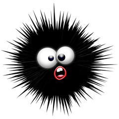 Riccio di Mare-Sea Urchin-Oursin-Cartoon