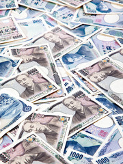 Banknotes of the Japanese yen currency