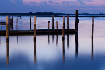 Naklejka premium molo - laguna di Bibione