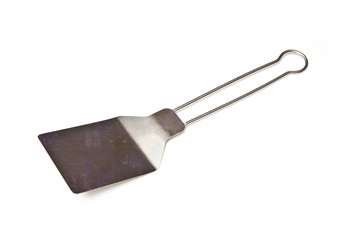 Egg flip or slice isolated on a white background.