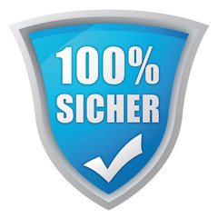 100% sicher