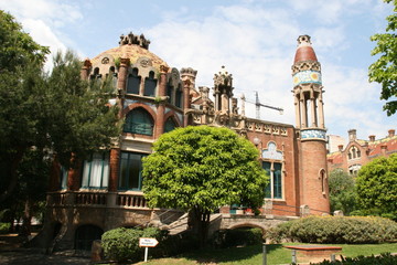 Hopital de la santa Creu i sant Pau Barcelone