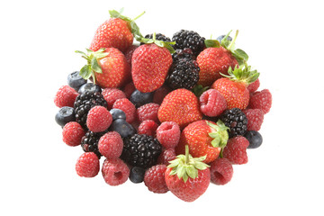 variety of berries