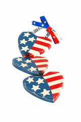 Patriotic trio for holiday.