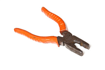 Obraz premium Pliers isolated on a white studio background.