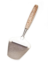 cheese knife isolated on a white studio background.