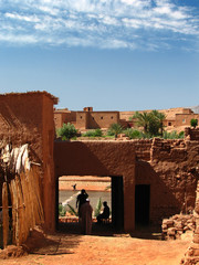kasbah entrance from the river
