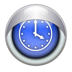 Blue Button - Clock