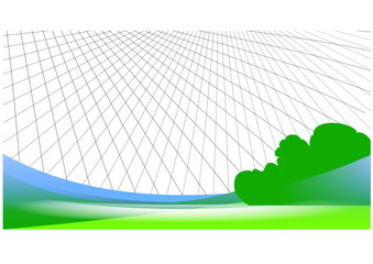 landschaftsplanung-hintergrund-logo, ebenen, layered