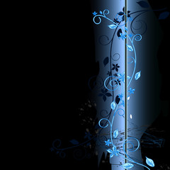 Floral abstract background