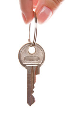 Close-up of hand holding key