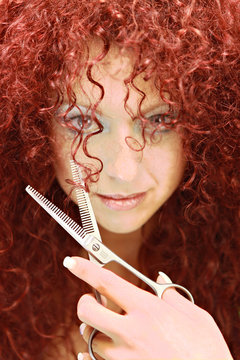 Haare scheiden